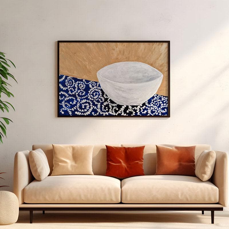 Wall Art & Paintings - Glowbowl Wall Painting - Black Frame