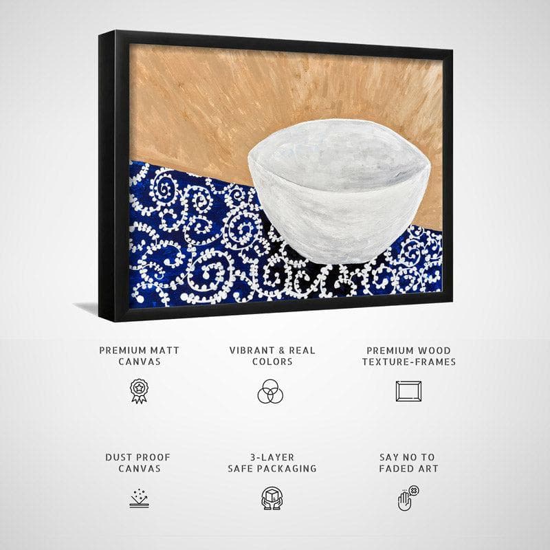 Wall Art & Paintings - Glowbowl Wall Painting - Black Frame