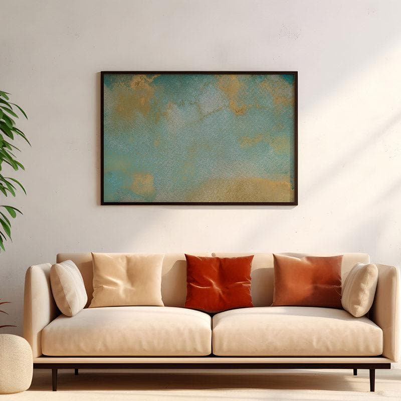 Wall Art & Paintings - Gold Galore Wall Painting - Black Frame