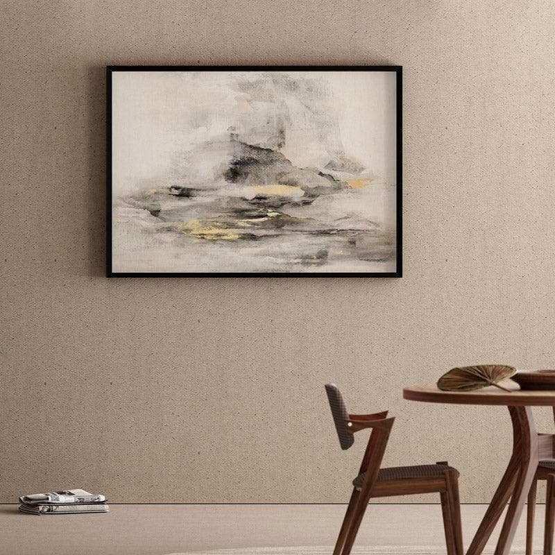 Wall Art & Paintings - Gold Mist Wall Painting - Black Frame