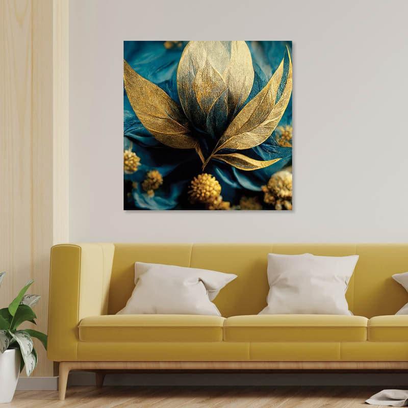 Buy Golden Glimmer Wall Art Wall Art & Paintings from Vaaree