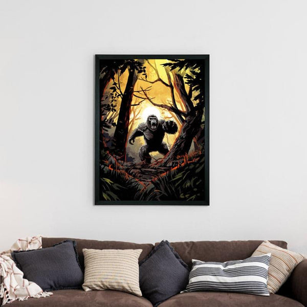 Buy Gorilla Chase Wall art Wall Art & Paintings from Vaaree