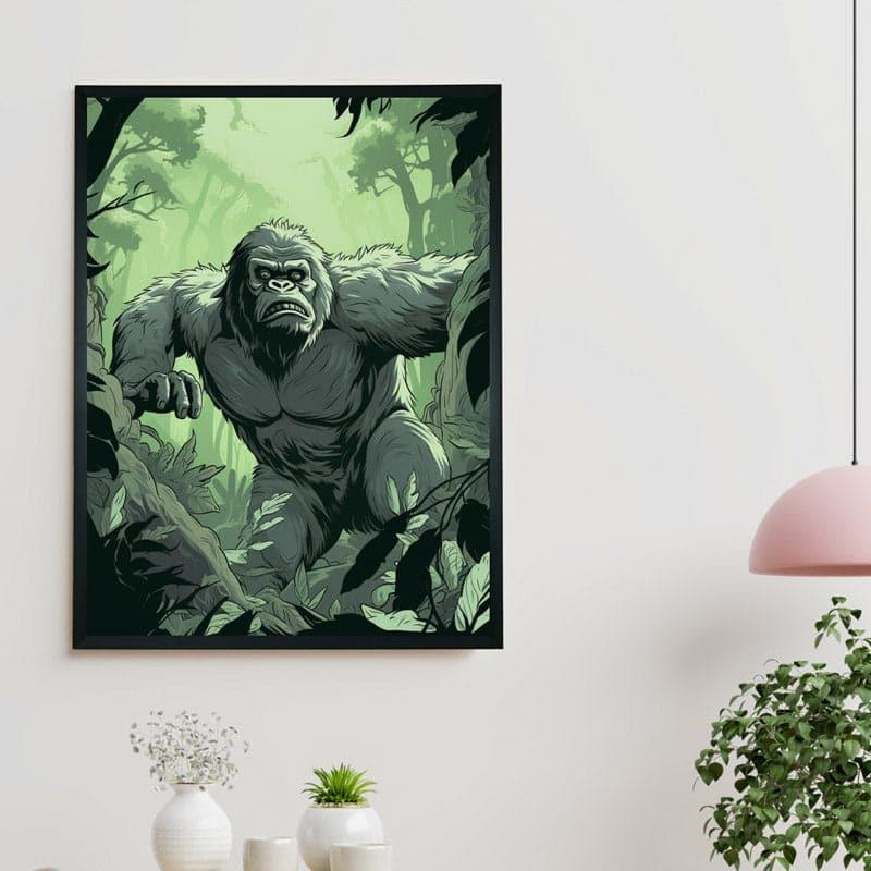 Buy Gorilla Game Wall Art Wall Art & Paintings from Vaaree