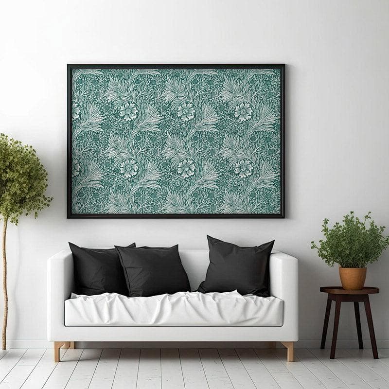 Wall Art & Paintings - Green Goras Wall Painting - Black Frame