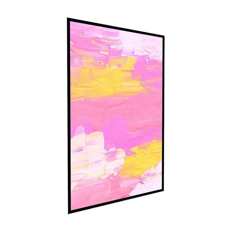 Wall Art & Paintings - Greenary of Abstract Painting - Black Frame