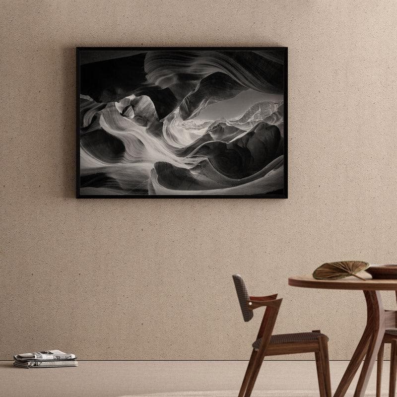 Wall Art & Paintings - Hallucinatory Space Wall Painting - Black Frame