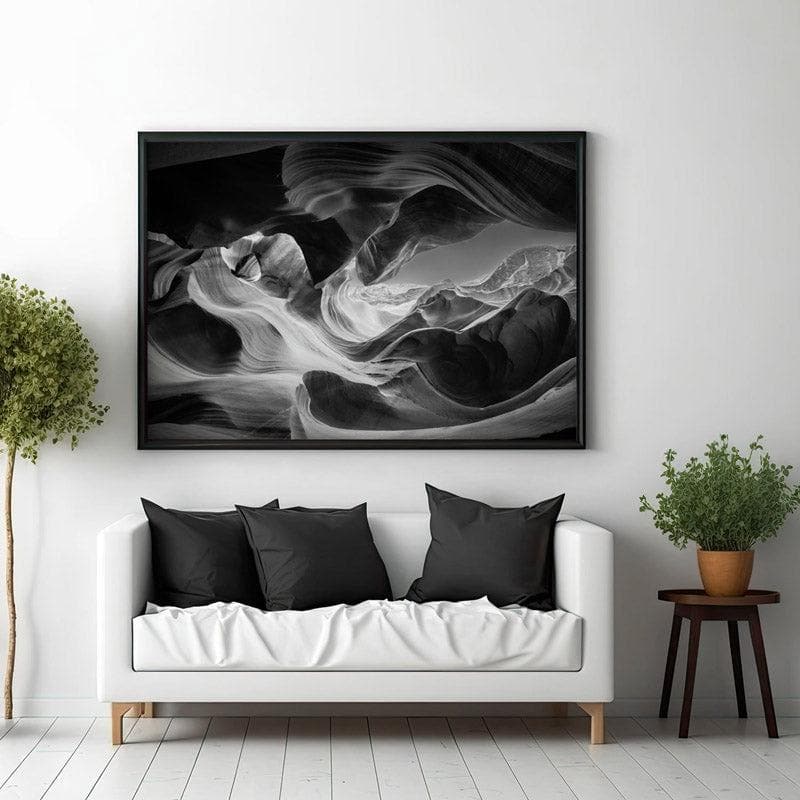 Wall Art & Paintings - Hallucinatory Space Wall Painting - Black Frame