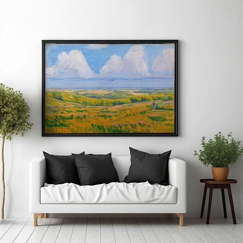 Wall Art & Paintings - Hammer Hills Wall Painting - Black Frame