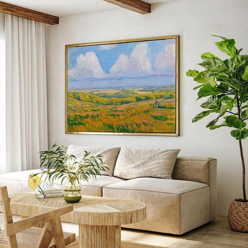 Wall Art & Paintings - Hammer Hills Wall Painting - Black Frame