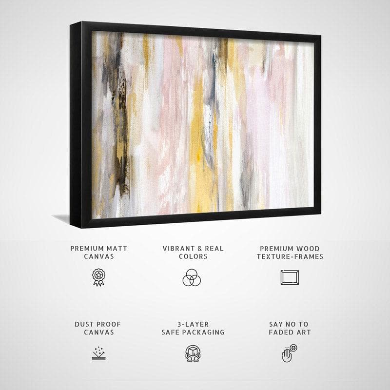 Wall Art & Paintings - Heaven Scent Wall Painting - Black Frame