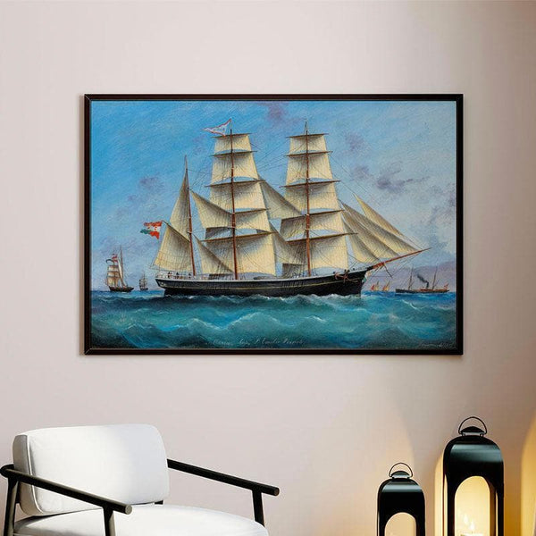 Wall Art & Paintings - Homecoast Wall Painting - Black Frame