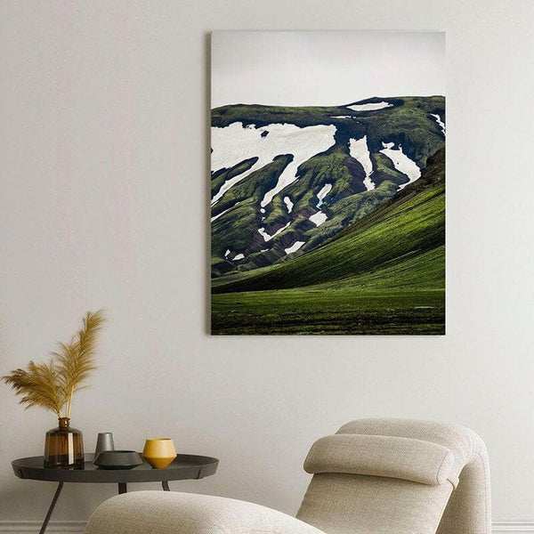 Wall Art & Paintings - Iceland Landscape Wall Painting - Gallery Wrap