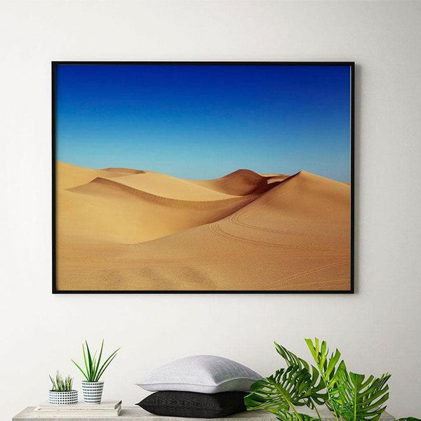 Wall Art & Paintings - Imperial Sand Dunes Wall Painting - Black Frame