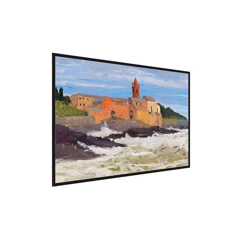 Wall Art & Paintings - In Genoa Canvas Painting - Black Frame