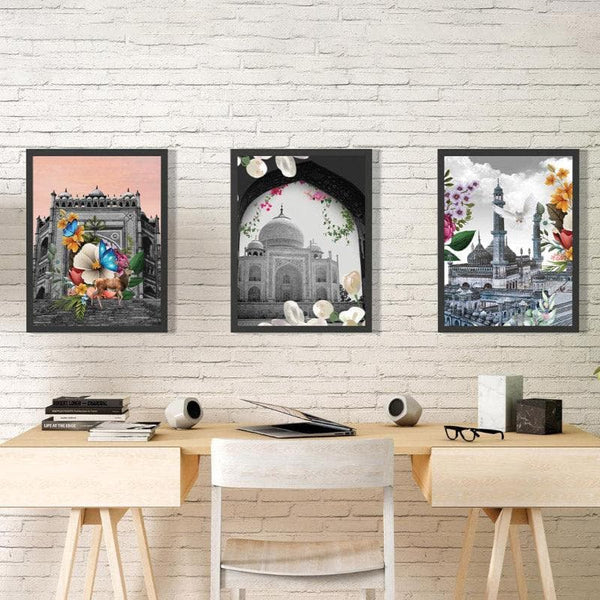 Wall Art & Paintings - Indian Heritage Framed Wall Painting - Set Of Two