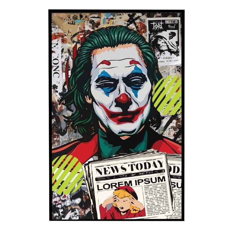 Wall Art & Paintings - Joker Graffiti Wall Art