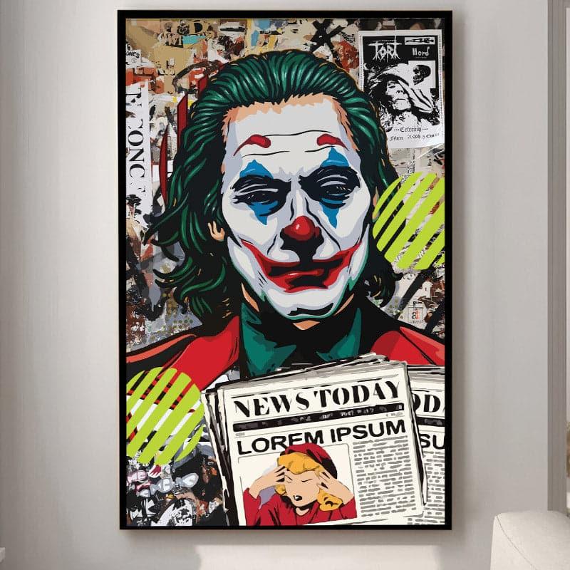 Wall Art & Paintings - Joker Graffiti Wall Art