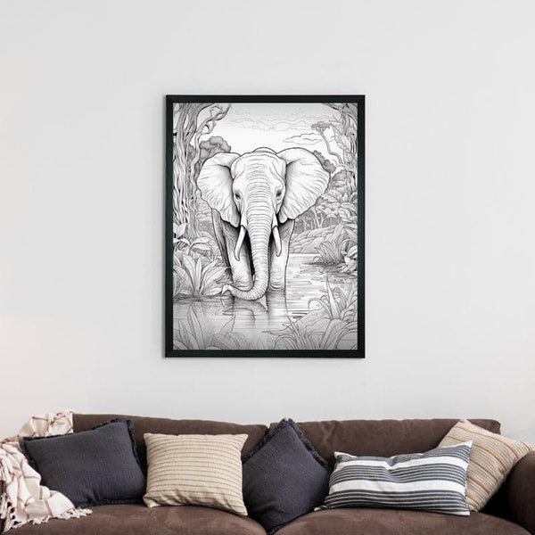 Buy Jumbo Sketch Wall Art Wall Art & Paintings from Vaaree