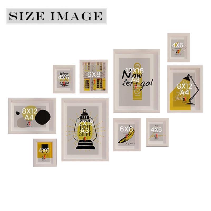 Buy Just A Vibe Wall Art - Set Of Ten Wall Art & Paintings from Vaaree