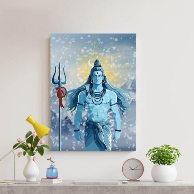 Buy Kailasnatha Wall Painting Wall Art & Paintings from Vaaree