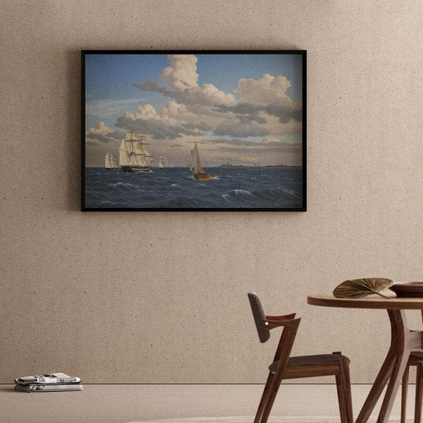 Wall Art & Paintings - Kronborg Wall Painting - Black Frame