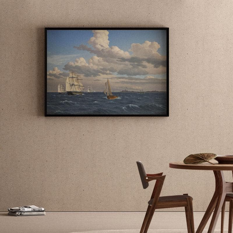 Buy Kronborg Wall Painting - Black Frame Wall Art & Paintings from Vaaree