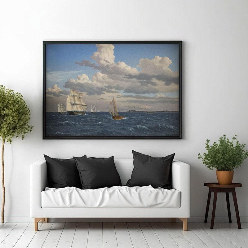 Wall Art & Paintings - Kronborg Wall Painting - Black Frame