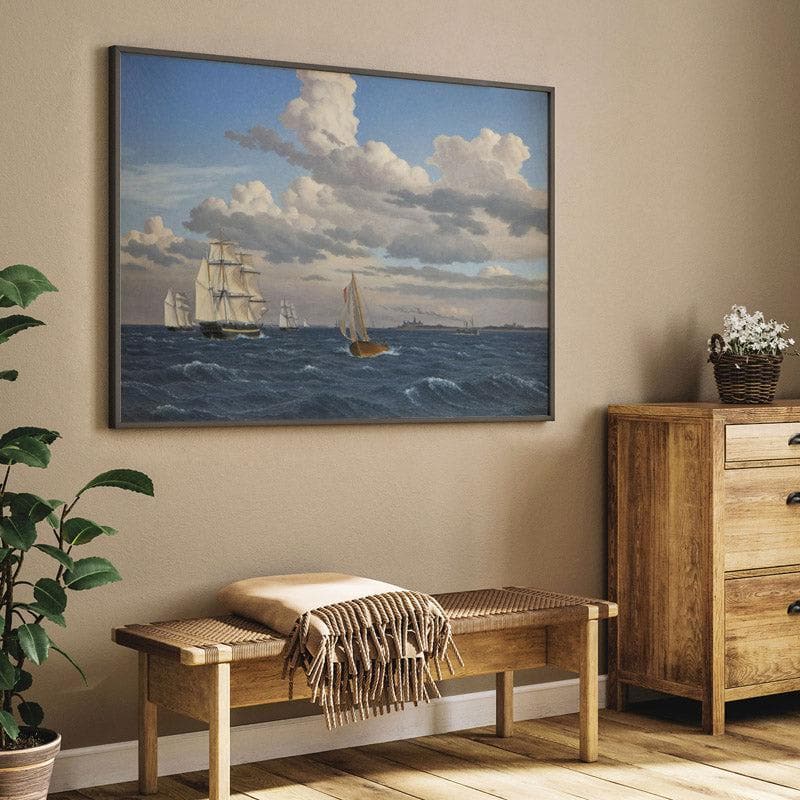 Wall Art & Paintings - Kronborg Wall Painting - Black Frame