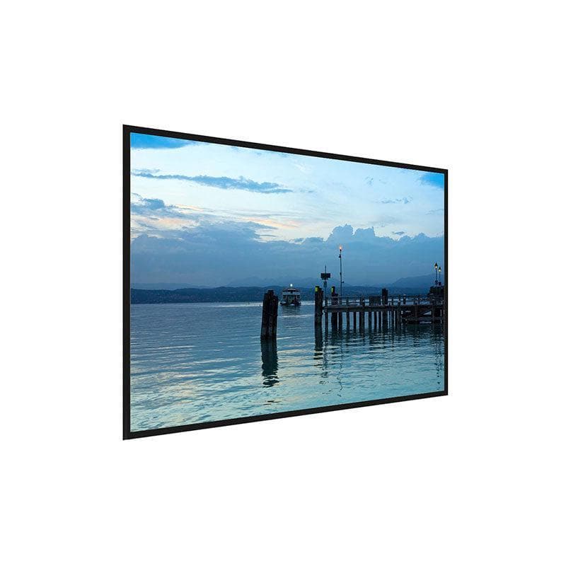 Wall Art & Paintings - Lake Garda Pier Wall Painting - Black Frame