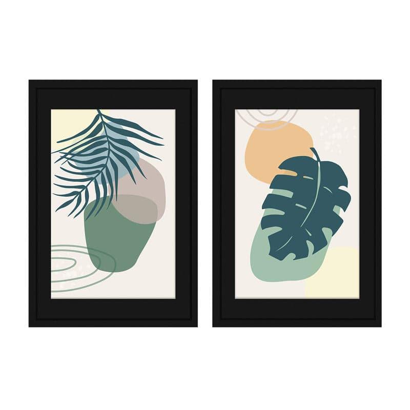 Wall Art & Paintings - Leafy Heaven Wall Art - Set Of Two