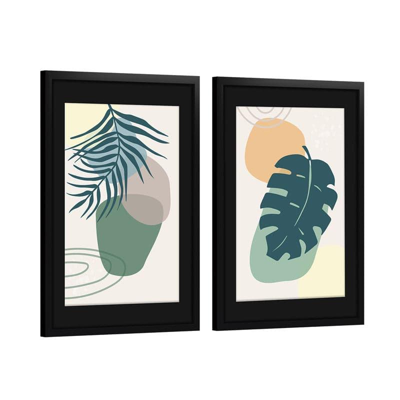 Wall Art & Paintings - Leafy Heaven Wall Art - Set Of Two