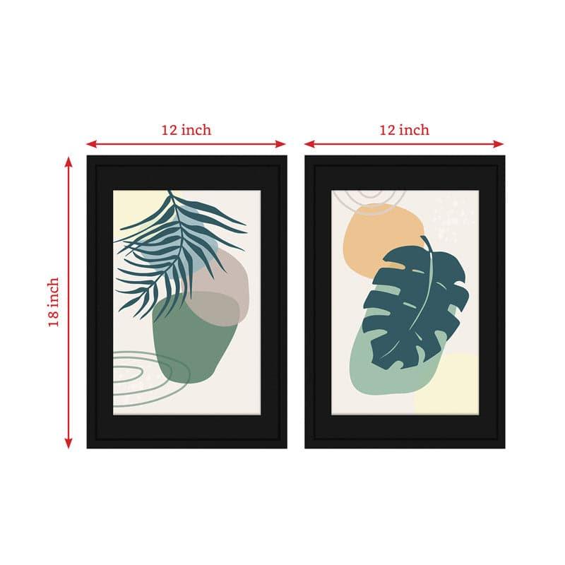 Wall Art & Paintings - Leafy Heaven Wall Art - Set Of Two