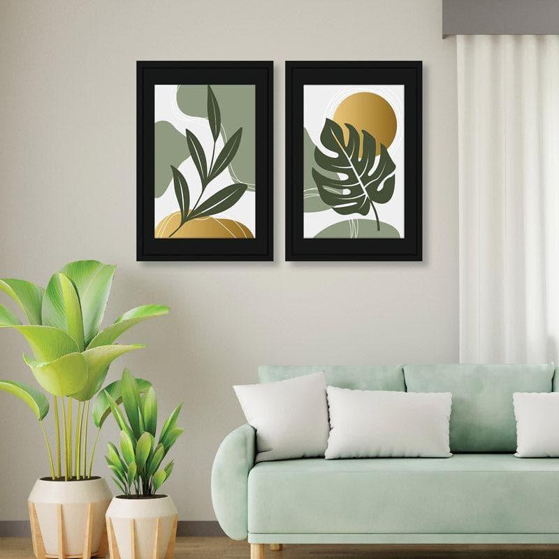 Wall Art & Paintings - Leafy Lore Wall Art - Set Of Two