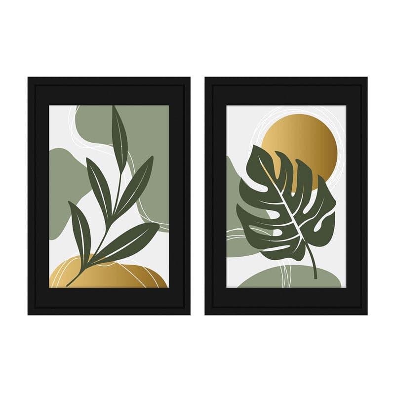 Wall Art & Paintings - Leafy Lore Wall Art - Set Of Two