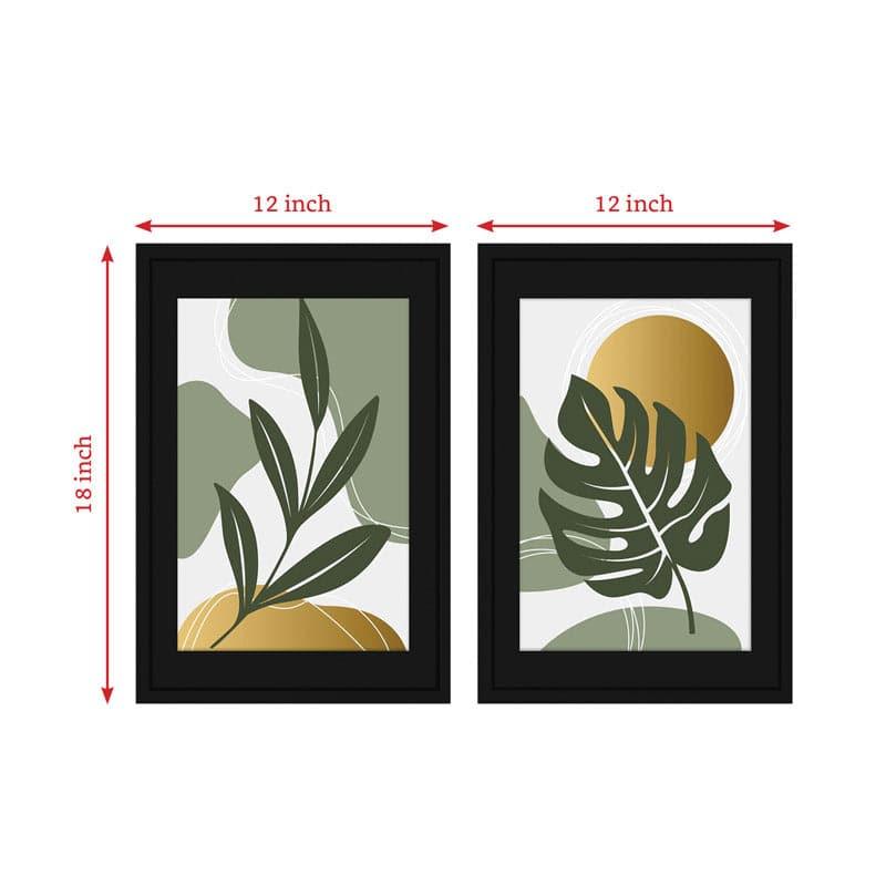 Wall Art & Paintings - Leafy Lore Wall Art - Set Of Two