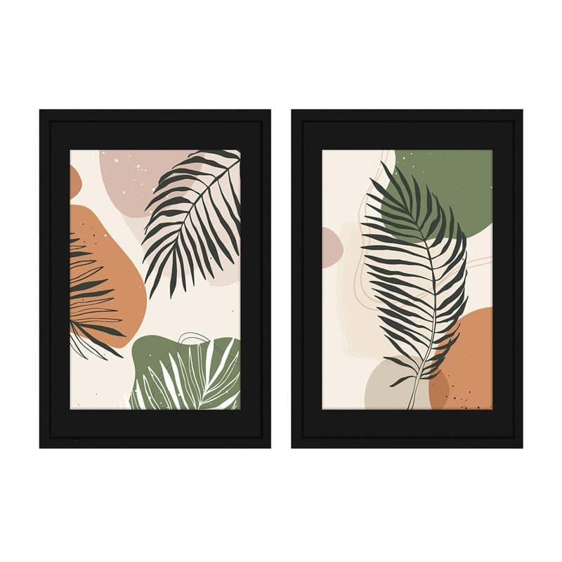 Wall Art & Paintings - Leafy Mingle Wall Art - Set Of Two