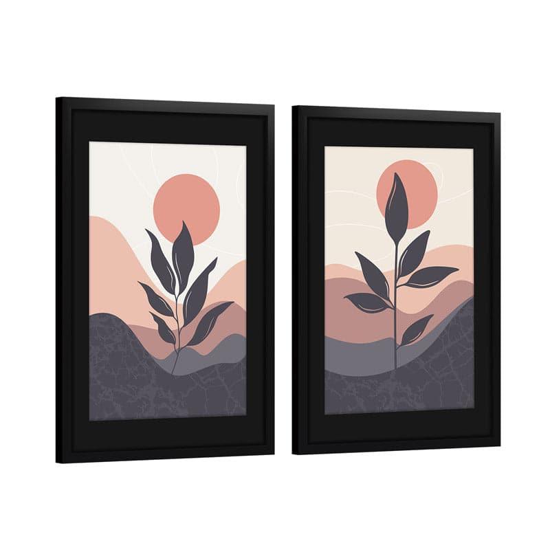 Wall Art & Paintings - Leafy Mirage Mingle Wall Art - Set Of Two