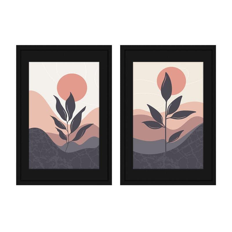 Wall Art & Paintings - Leafy Mirage Mingle Wall Art - Set Of Two