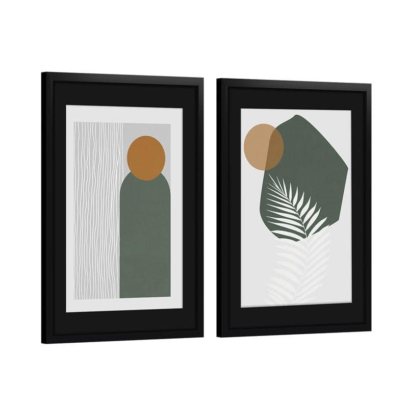 Wall Art & Paintings - Leafy Mist Wall Art - Set Of Two