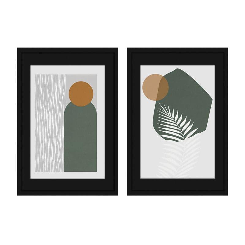 Wall Art & Paintings - Leafy Mist Wall Art - Set Of Two