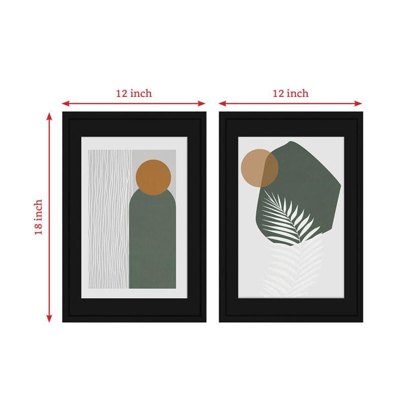 Wall Art & Paintings - Leafy Mist Wall Art - Set Of Two