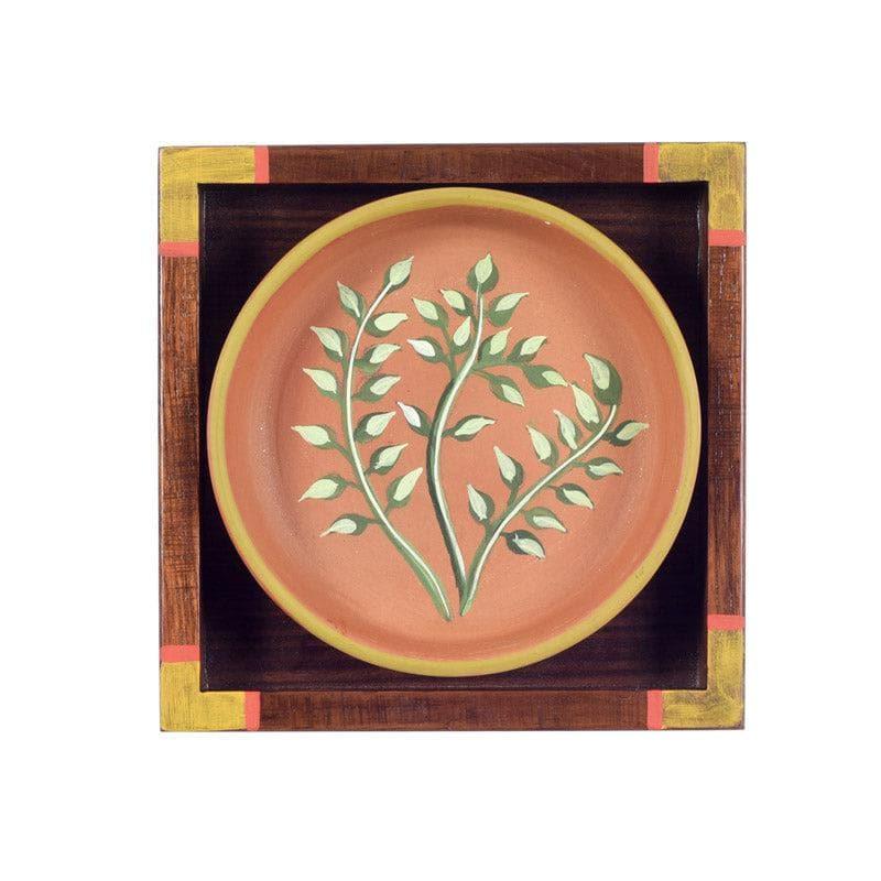 Buy Leafy Terracotta Wall Art - Set Of Two Wall Art & Paintings from Vaaree