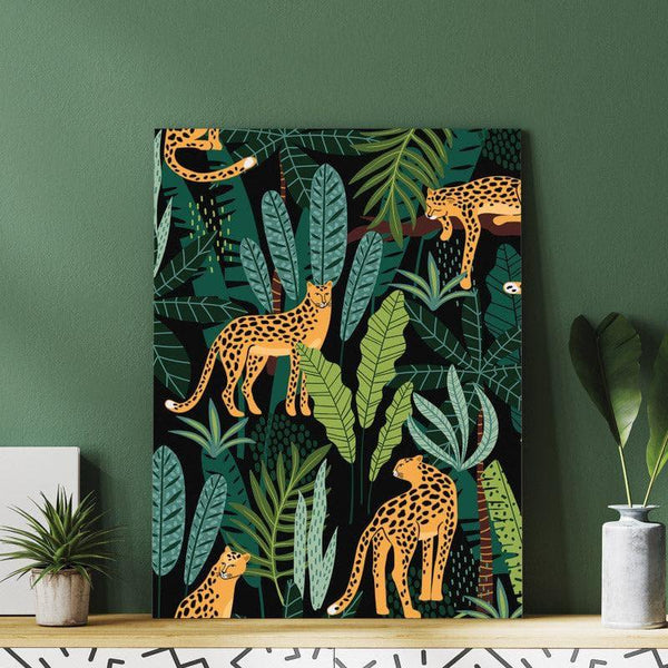 Wall Art & Paintings - Leopard Leap Wall Painting