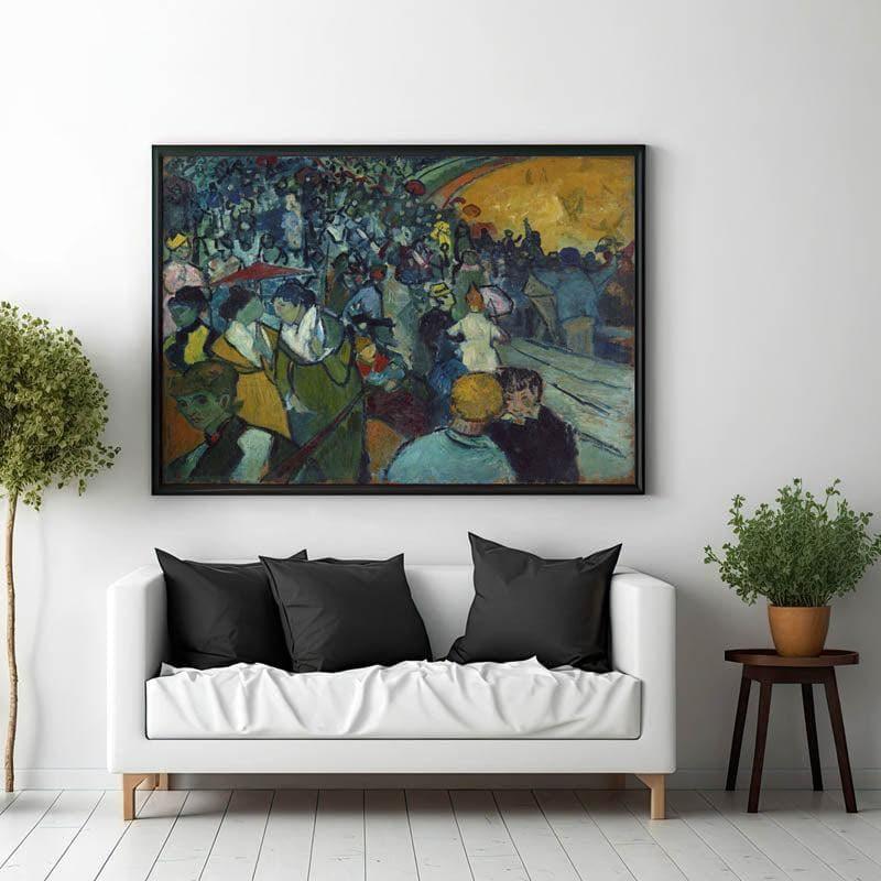 Wall Art & Paintings - Les Arenes By Vincent Van Gogh - Black Frame