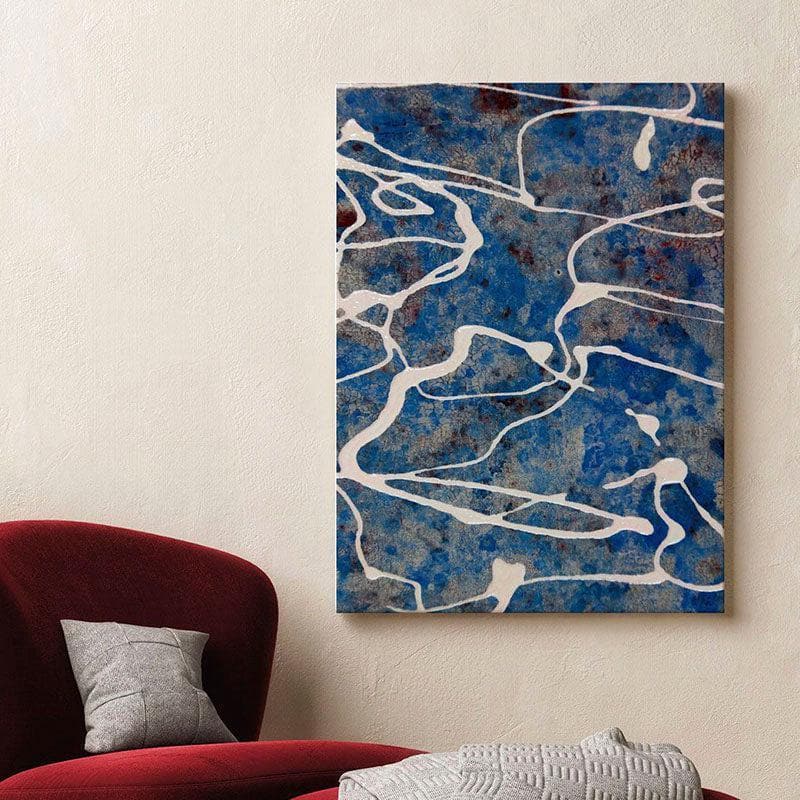 Wall Art & Paintings - Line Flow Abstract Wall Painting - Gallery Wrap