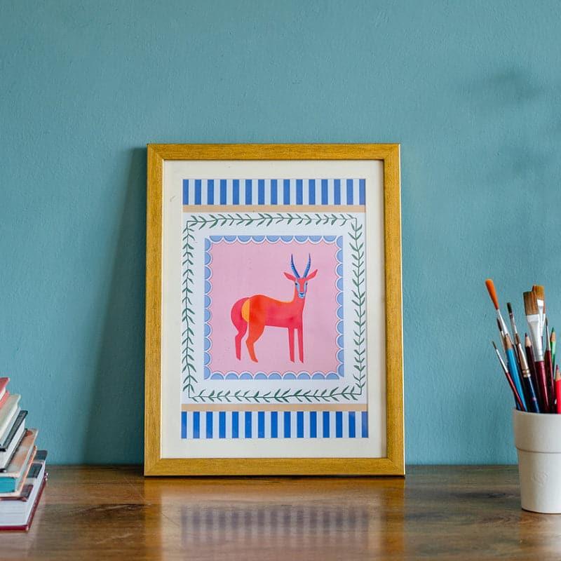 Buy Lino Deer Wooden Wall Art Wall Art & Paintings from Vaaree