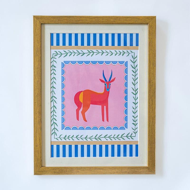 Buy Lino Deer Wooden Wall Art Wall Art & Paintings from Vaaree