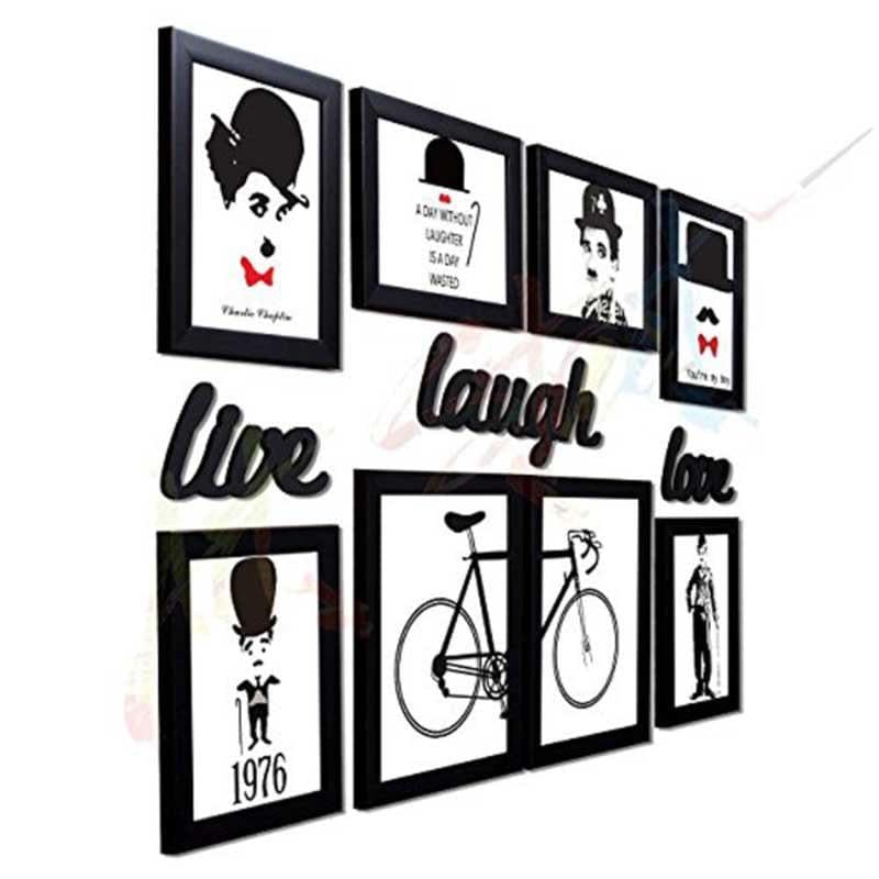 Wall Art & Paintings - Live Laugh Love Frames - Set Of Eight