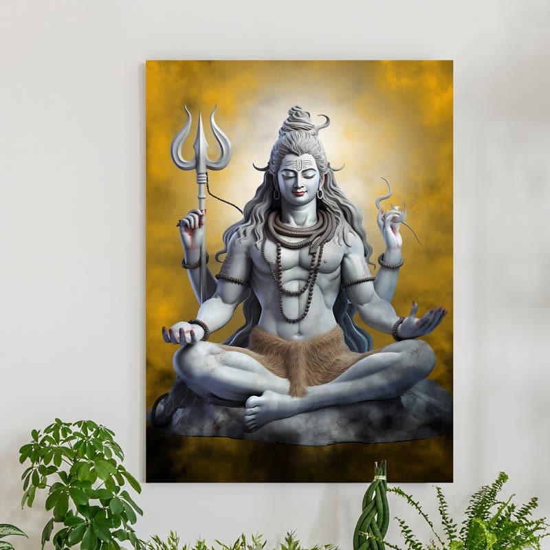 Wall Art & Paintings - Lord Shiva Grace Wall Painting