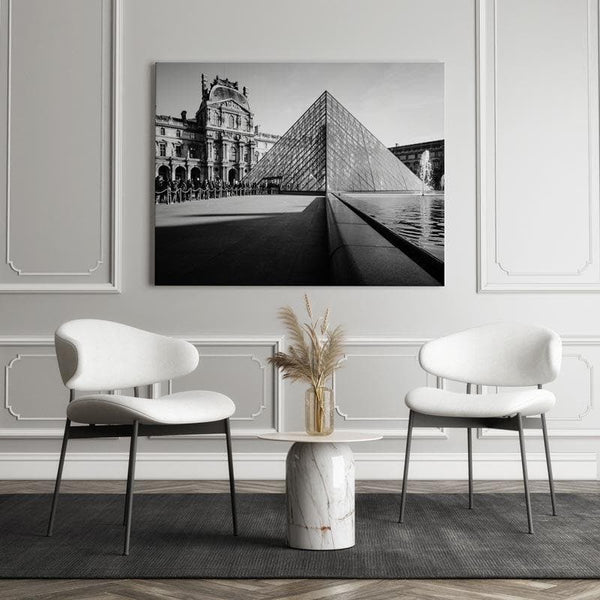 Wall Art & Paintings - Louvre Pyramid Wall Painting - Gallery Wrap